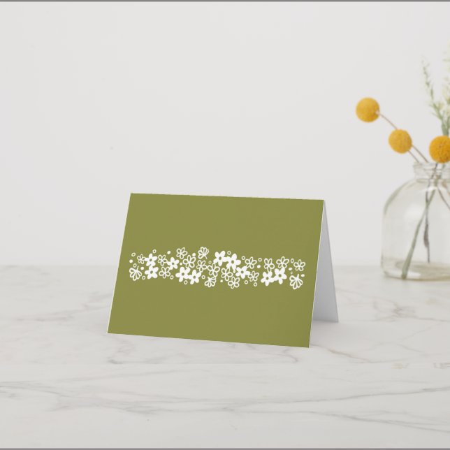 Carte pour notes Pyrex Crazy Daisy (Recto)