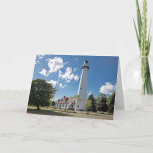 Carte pour notes Racine du phare de Wind Point