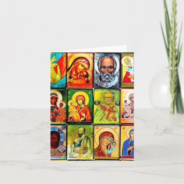 Carte pour notes religieux de thème chrétien (Devant)