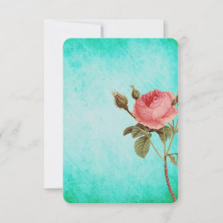Carte pour notes rose