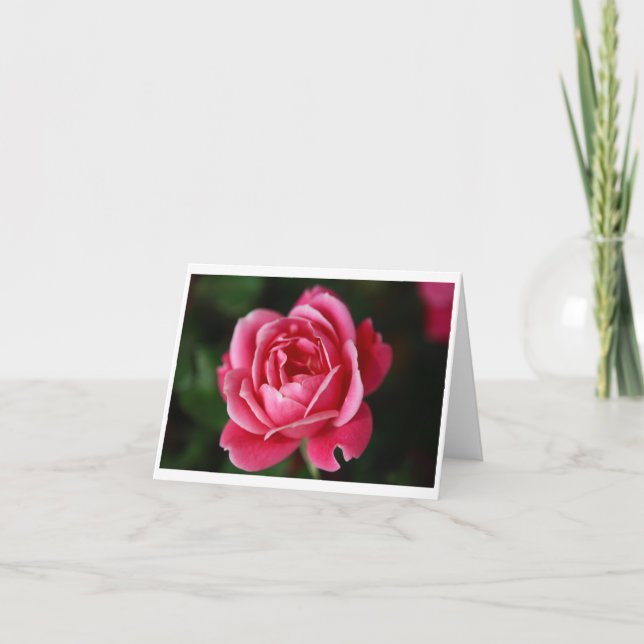 Carte pour notes rose (Devant)