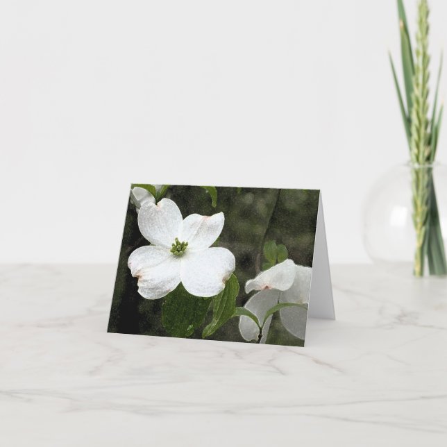 Carte pour notes sensible de cornouiller (Devant)