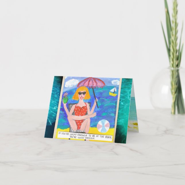 CARTE POUR NOTES-SI VOUS AVEZ LA CHANCE D'ÊTRE À L (Devant)
