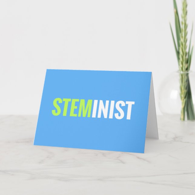 CARTE POUR NOTES STEMinist (Devant)