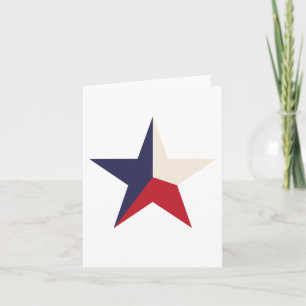 Carte pour notes Texas Star
