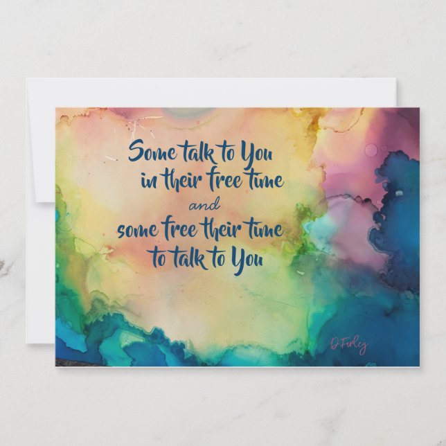 Carte pour notes toutes les occasions (Devant)