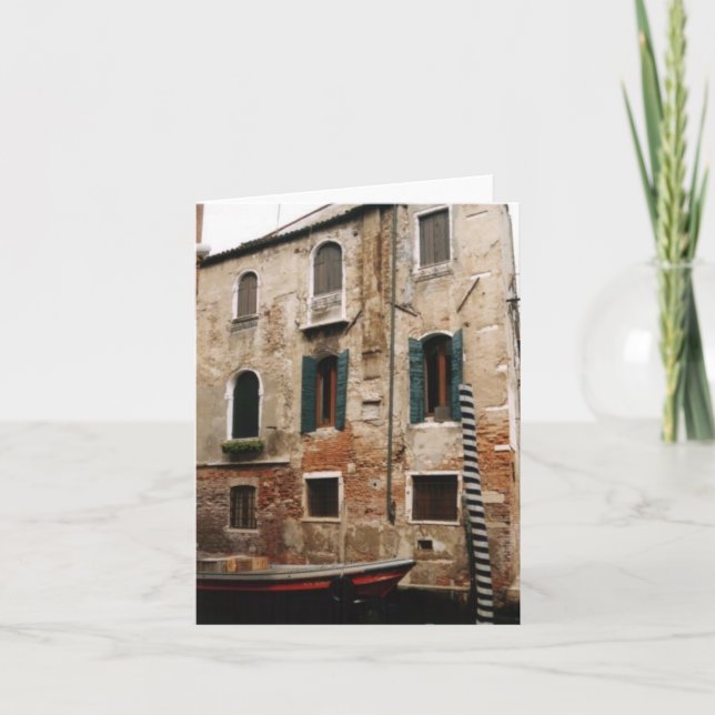 Carte pour notes v2 de Venise (Devant)