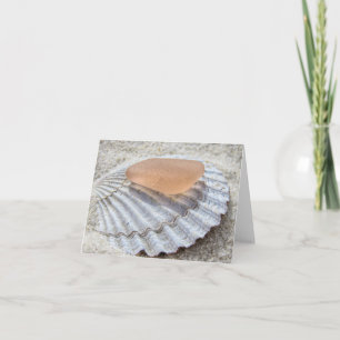 Carte pour notes - Verre de mer Peachy