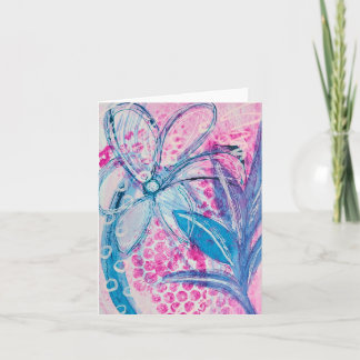 Carte pour notes vide