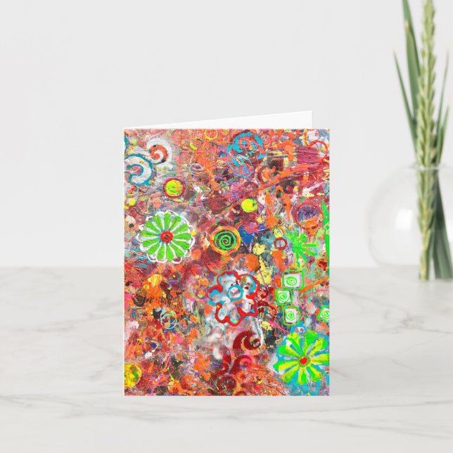 Carte pour notes vierge de la fièvre du printemps (Devant)
