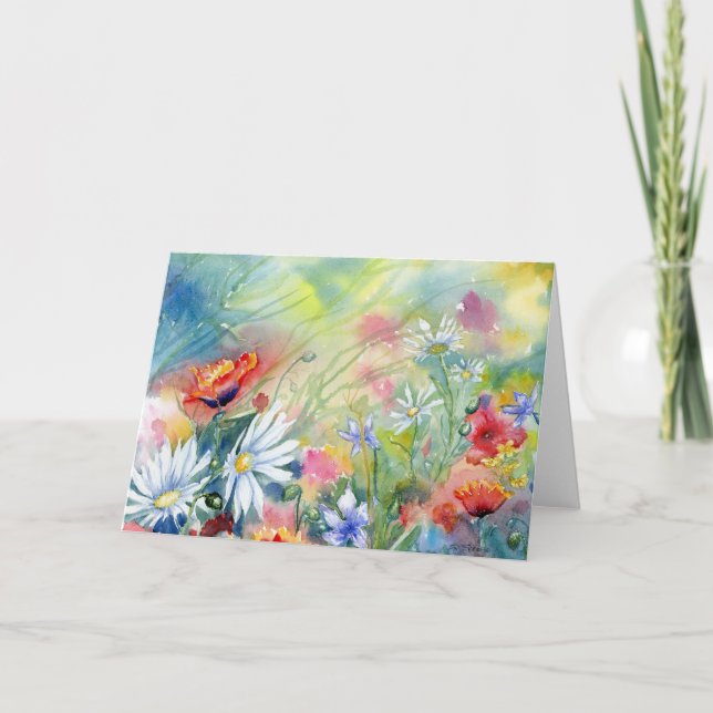 Carte pour notes vierge du soir (Devant)