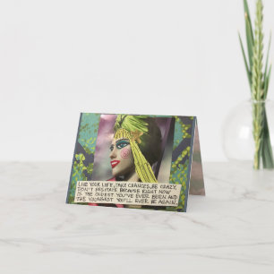 CARTE POUR NOTES-VIVRE VOTRE VIE, PRENEZ DES CHANC