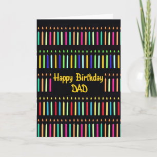 Carte Pour papa drôle Anniversaire avec beaucoup de boug