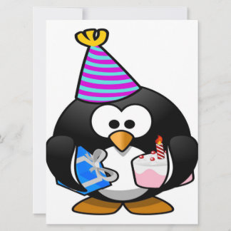 Carte Pour Penguin Lover | Design de pingouin | Cadeau d