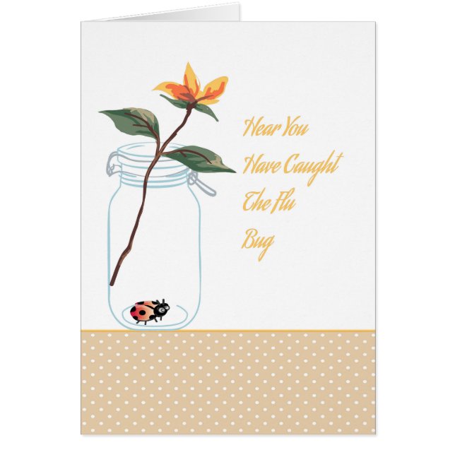 Carte pour quelqu'un avec la grippe (Devant)