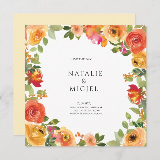 carte pour sauver la journée (Devant / Derrière)