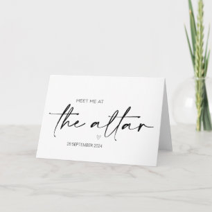 Carte Pour Se Rassembler Le Marié Le Jour Du Mariage Ren