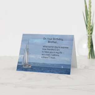 Carte Pour ton anniversaire, frère...