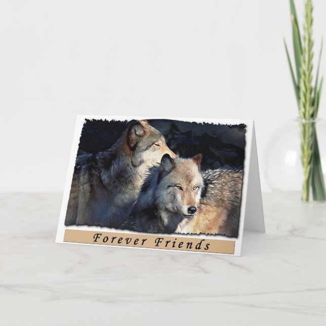 Carte Pour toujours amis (Devant)