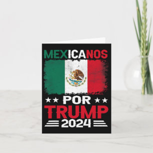 Carte Pour Trump 2024 Don Pro Trump - Mexicanos Por Trum
