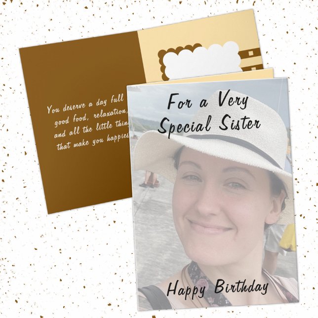 Carte Pour un anniversaire très spécial de la photo de s (Créateur téléchargé)