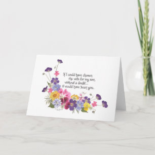 Carte Pour une belle-fille