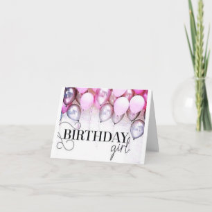 CARTE POUR UNE **JEUNE DAME SPÉCIALE** SUR "VOTRE ANNIVE