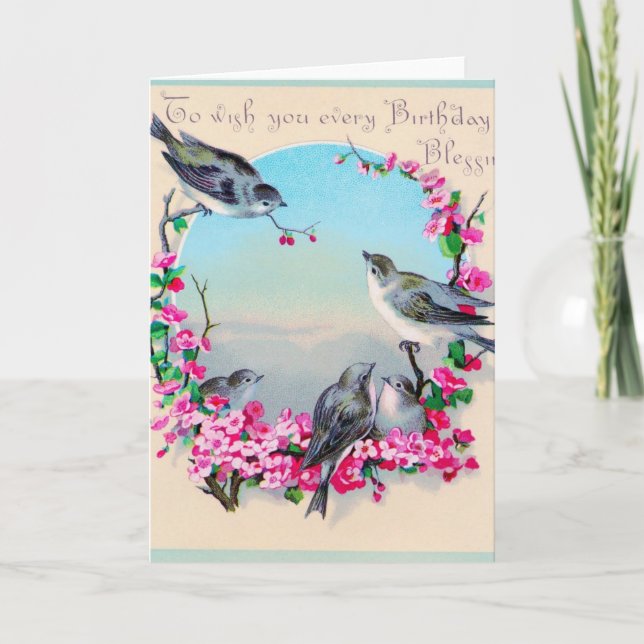 Carte Pour vous souhaiter chaque souhait d'anniversaire (Devant)