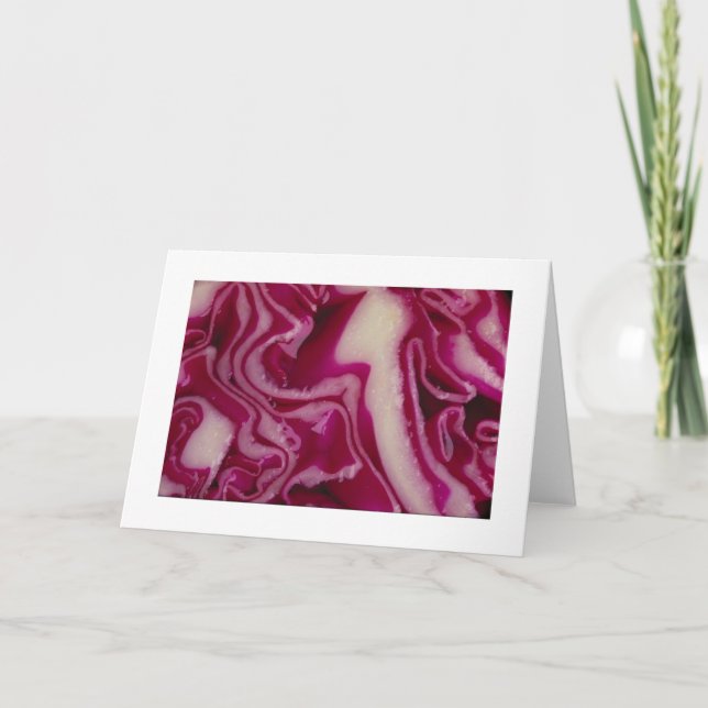 Carte pourpre de chou (Devant)