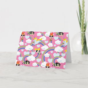 Carte Powerpuff Girls & Donny Rainbow Motif