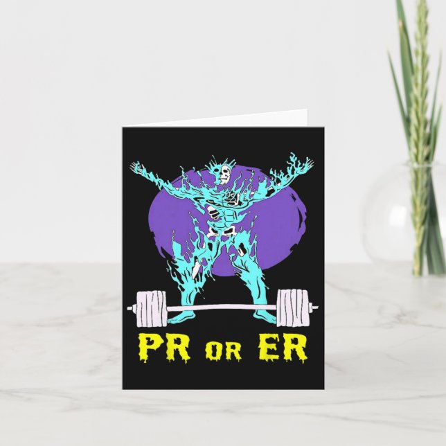 Carte Pr Ou Er Gym Poids Bodybuilding Musclebuil (Devant)