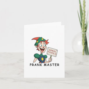 Carte Prank Master - Un Avril Folies Design