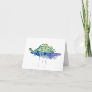 Carte Prayers for Turtle Island Folded Note Card