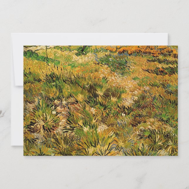 Carte Pré à l'hôpital Saint Paul par Vincent van Gogh (Devant)