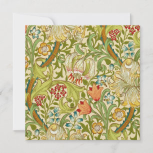 Carte Pré-raphate de William Morris Golden Lily Vintage