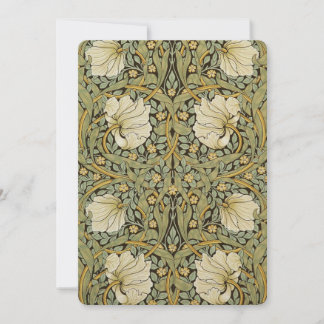 Carte Pré-raphate de William Morris Pimpernel Vintage
