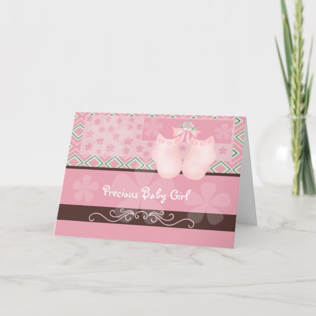 Carte Precious Baby Girl (Devant)