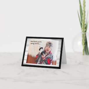 Carte Prédire le temps avec humour avec votre genou