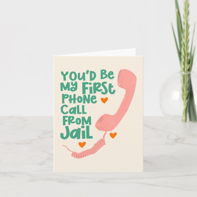 Carte Premier appel téléphonique (Devant)