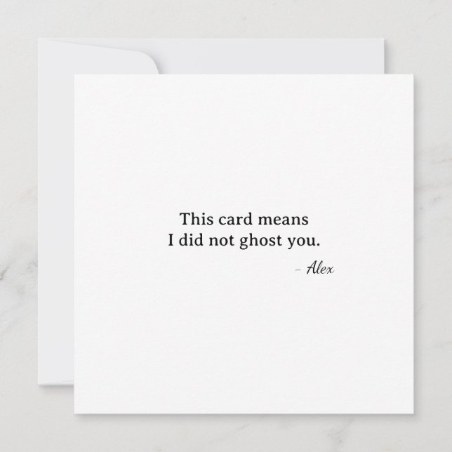 Carte Premier Cupid de la Saint-Valentin - n'a pas ghost (Dos)