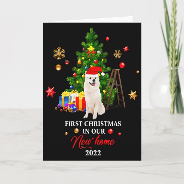 Carte Premier Noël dans notre nouvelle maison Cadeau de  (Devant)