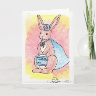 Carte Premier Répondeur Bunny Se Bien Bientôt