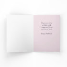 Première Anniversaire Ballons roses Salutation