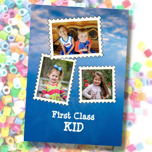 Carte Première classe KID Best KID Ever 3 photo personna