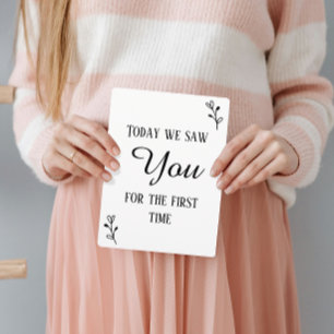 Carte Première échographie & signe du rythme cardiaque e