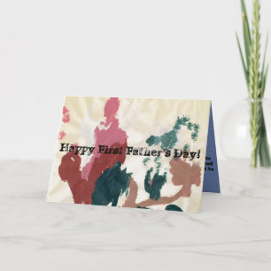 Carte Première fête des pères heureuse !