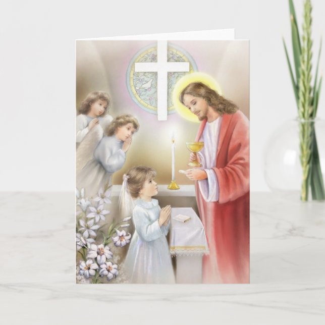 Carte Première fille de la Sainte Communion (Devant)