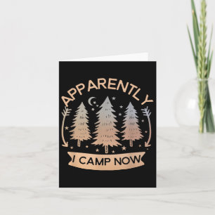 Carte Première Fois Camping Cute Nouveau Camper Rv Appar