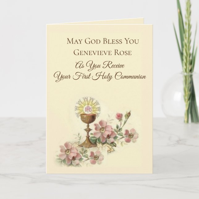 Carte Premières fleurs de centre serveur de calice de (Devant)