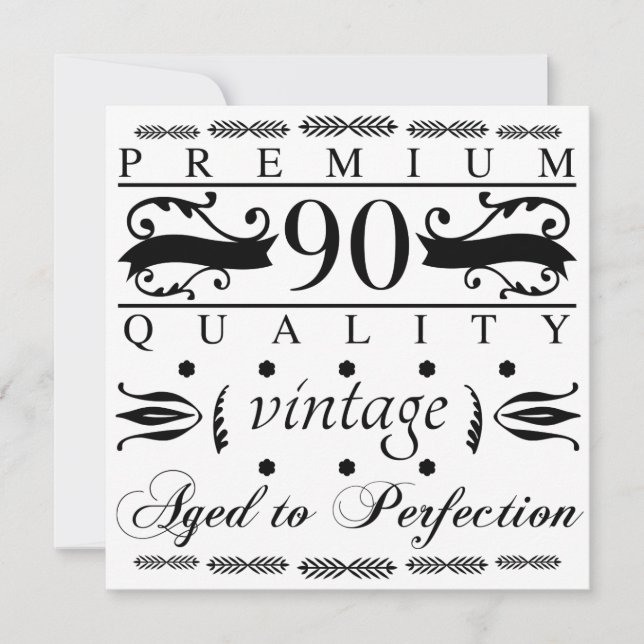 Carte Premium 90e anniversaire (Devant)